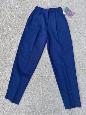 Women’s Vintage 80s Ilyza High Rise/Waisted Trousers Pants NWT Size 9/10